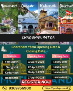 Current status of Chardham yatra 2023