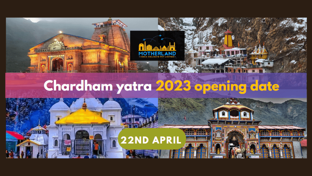 Chardham yatra 2023 opening date