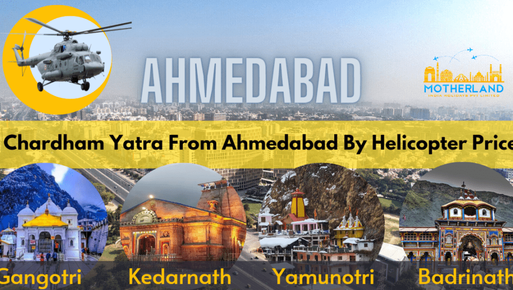 Chardham yatra from Ahmedabad by helicopter 2023 5N/6N